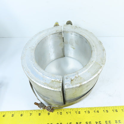 6" Two-Piece Liquid Jacket Cast Aluminum Extruder Barrel Band Heater Cooler