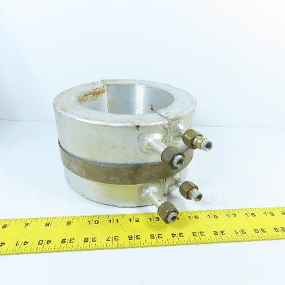 6" Two-Piece Liquid Jacket Cast Aluminum Extruder Barrel Band Heater Cooler