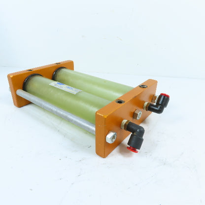 Fabco-Air D3 DAO-1-1/4x6 1-1/4" Bore Air-Oil Double Tank Reservoir