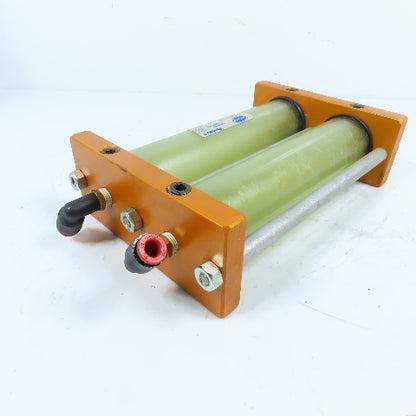 Fabco-Air D3 DAO-1-1/4x6 1-1/4" Bore Air-Oil Double Tank Reservoir
