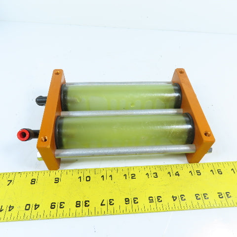 Fabco-Air D3 DAO-1-1/4x6 1-1/4" Bore Air-Oil Double Tank Reservoir
