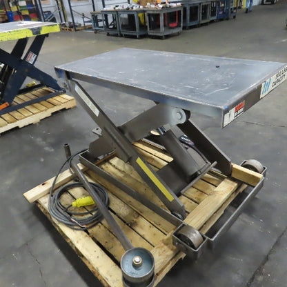 Autoquip 36S25 2500Lbs. 48"x24" Scissor Lift Table 6.5-42.5" Lift 230/460V 3Ph