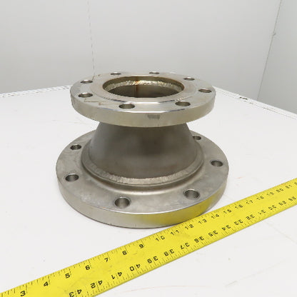 6" x 8" Stainless Steel Flanged Concentric Reducer 7" Tall 150B16.5