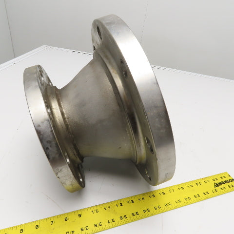 6" x 8" Stainless Steel Flanged Concentric Reducer 7" Tall 150B16.5