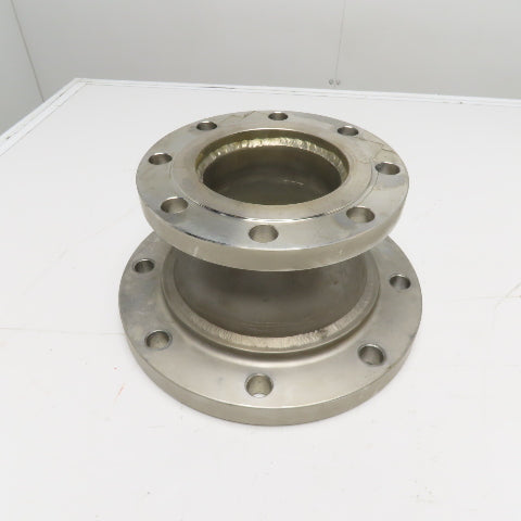6" x 8" Stainless Steel Flanged Concentric Reducer 7" Tall 150B16.5