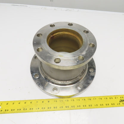 6" x 8" Stainless Steel Flanged Concentric Reducer 8" Tall 150B16.5