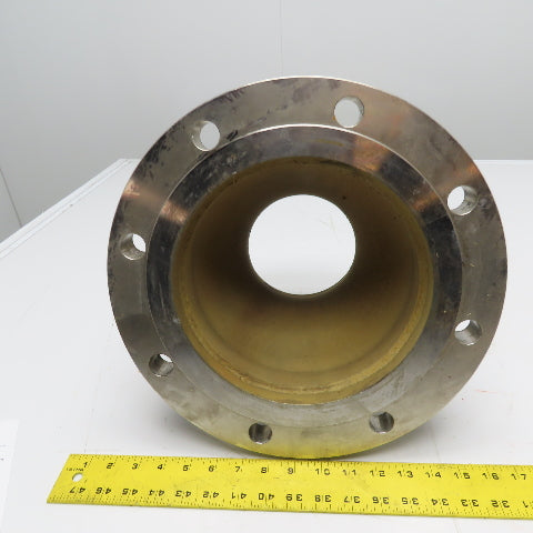 6" x 8" Stainless Steel Flanged Concentric Reducer 8" Tall 150B16.5