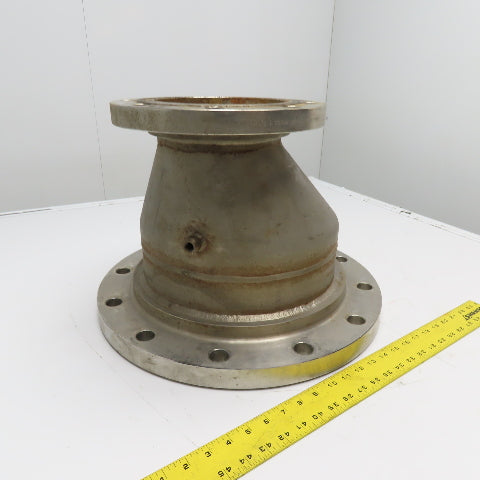 6" x 8" Stainless Steel Flanged Eccentric Reducer 13" Tall 150B16.5