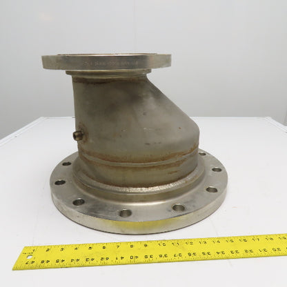 6" x 8" Stainless Steel Flanged Eccentric Reducer 13" Tall 150B16.5