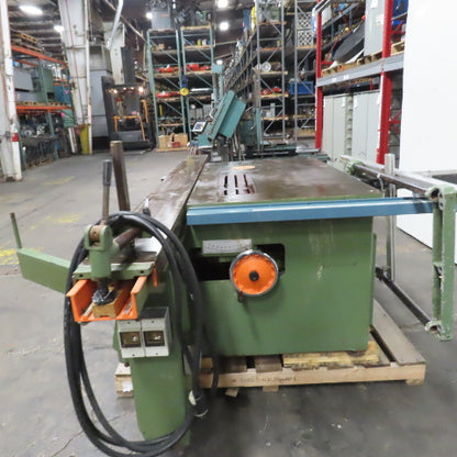 Griggio TS 3000 Tenoning Squaring Sliding Table Saw Machine 230/460V 3Ph