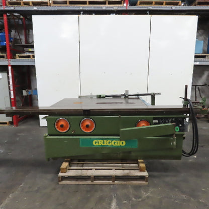 Griggio TS 3000 Tenoning Squaring Sliding Table Saw Machine 230/460V 3Ph