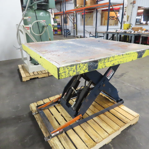 1.5 Ton* 3000lb 48" x 48" Electric Scissor Lift Table 115V 1Ph 45.5" Max