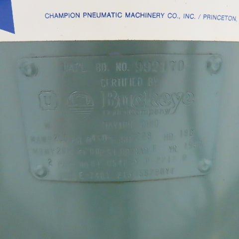 Champion VR10-12 10HP 120 Gallon 2-Stage Vertical Air Compressor 230/460V 3Ph