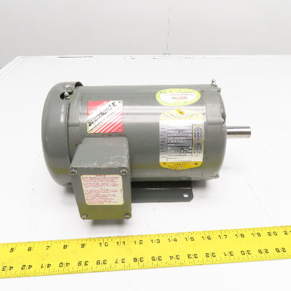 Baldor M3554T 1.5HP Electric Motor 208-230/460V 3Ph 1740RPM 145T Tested
