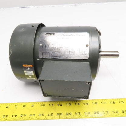 Lincoln Electric TF5479 1HP Electric Motor 208-230/460V 3Ph 1740RPM 143T