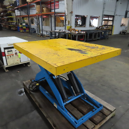 Lift Products LPT-040-48 2Ton 4000LB 64x48" Electric Scissor Lift Table 115V 1Ph
