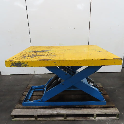 Lift Products LPT-040-48 2Ton 4000LB 64x48" Electric Scissor Lift Table 115V 1Ph