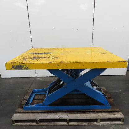 Lift Products LPT-040-48 2Ton 4000LB 64x48" Electric Scissor Lift Table 115V 1Ph