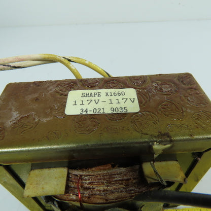 34-021 117V-117V Single Phase Isolation Transformer