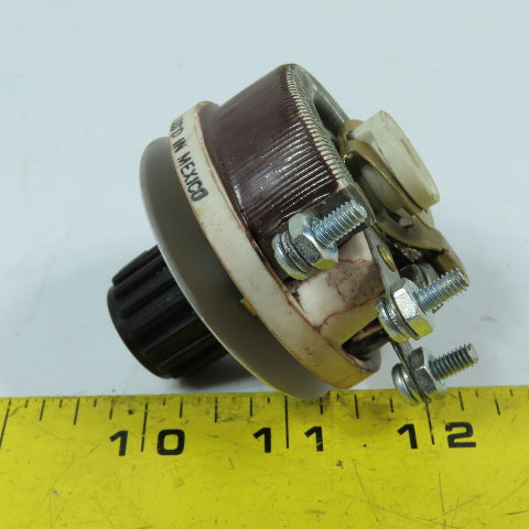 Angstrohm LR62770 725 Ohm 0.15A Wirewound Rotary Rheostat 600V Insulated