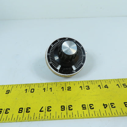 Angstrohm LR62770 725 Ohm 0.15A Wirewound Rotary Rheostat 600V Insulated