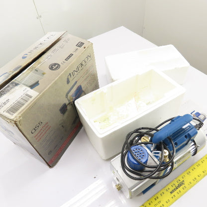 INFICON QS5 700-100-P1 Two-Stage Vacuum Pump 5 CFM 110/220V 1/2HP NEW