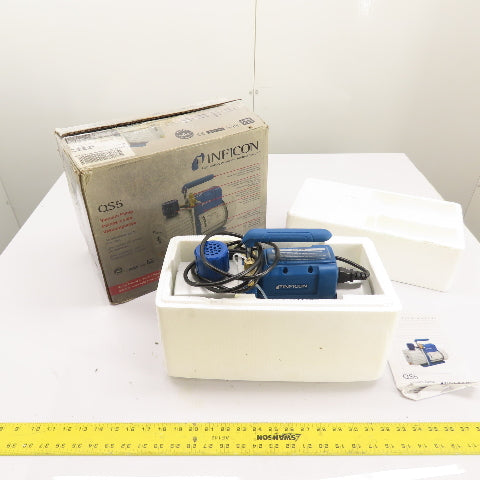 INFICON QS5 700-100-P1 Two-Stage Vacuum Pump 5 CFM 110/220V 1/2HP NEW