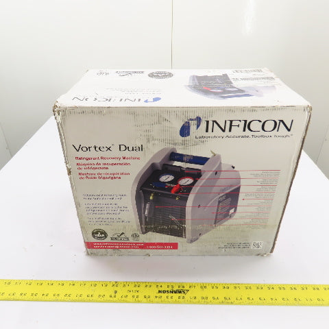 INFICON 714-202-G1 Vortex Dual A2L Refrigerant Recovery Machine 115V NEW