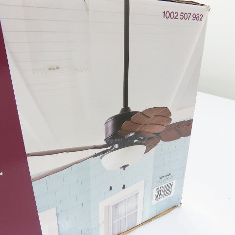 Home Decorators 1002 507 982 Palm Cove 52" Indoor/Outdoor LED Ceiling Fan