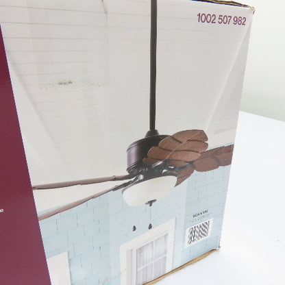 Home Decorators 1002 507 982 Palm Cove 52" Indoor/Outdoor LED Ceiling Fan