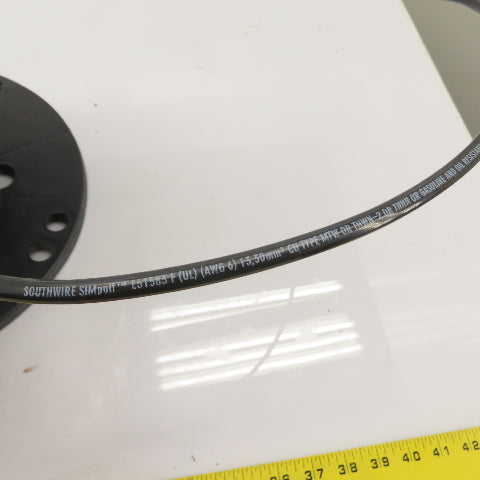 Southwire E51583 F 6 AWG Stranded Copper Black Wire THHN THWN-2 MTW 600V 90'