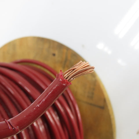 Encore Wire E156879 6 AWG Stranded Copper THHN/THWN-2 Wire Red 600V 250'