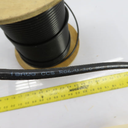 RG6/U Coaxial Cable 18AWG CCS 3.0GHz 509'