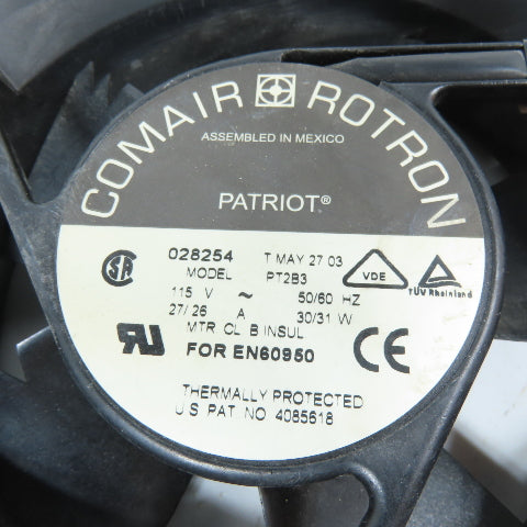 Comair Rotron 028254 PT2B3 Axial Cooling Fan 115V 50/60Hz