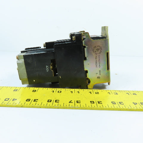 Allen-Bradley 700-NT 700-N400A1 4-Pole Control Relay W/Pneumatic Timer 120V