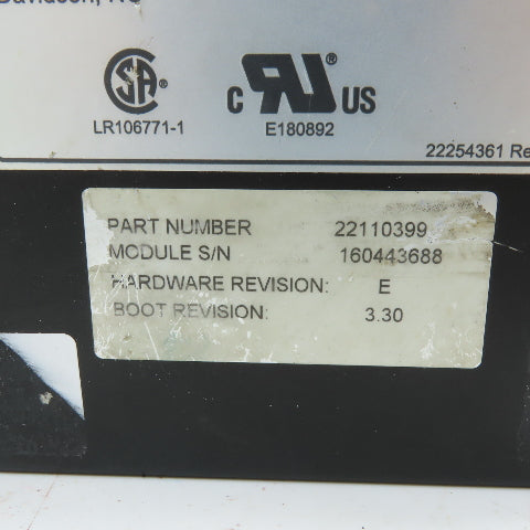 Ingersoll Rand 22110399 Air Compressor Operator Interface Display Module