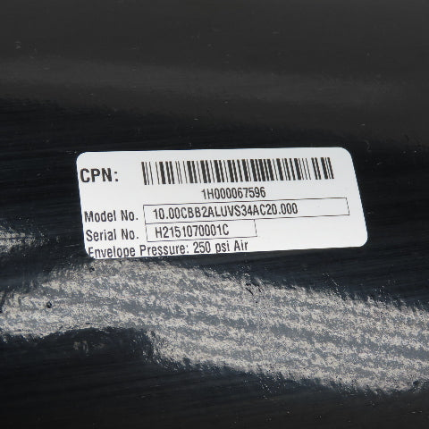 Parker 10.00CBB2ALUVS34AC20.000 10" Bore 20" Stroke Double Acting Air Cylinder