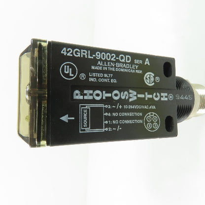 Allen-Bradley 42GRL-9002-QD Photo switch Transmitted Beam Sensor 10-264V Ser A