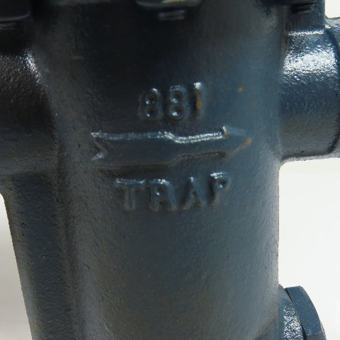 Armstrong 881 Cast Iron Inverted Bucket Steam Trap 250 PSI 1/2" NPT