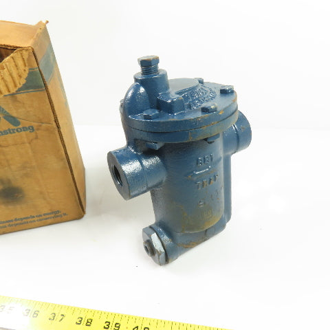 Armstrong 881 Cast Iron Inverted Bucket Steam Trap 250 PSI 1/2" NPT