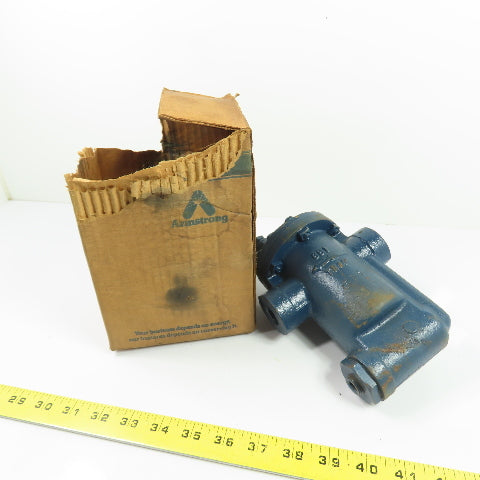Armstrong 881 Cast Iron Inverted Bucket Steam Trap 250 PSI 1/2" NPT