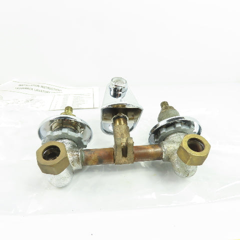 Union Brass 171 Lavatory Faucet 4-3/4" to 6" Centers Less Pop-Up NEW