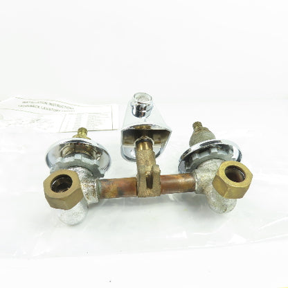 Union Brass 171 Lavatory Faucet 4-3/4" to 6" Centers Less Pop-Up NEW