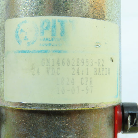 Pittman GM14602B953-R2 DC Gearmotor 24:1 Ratio w/Encoder 24VDC