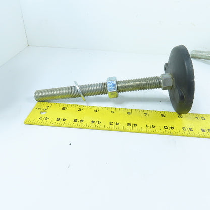 Adjustable Swivel Leveling Feet M20x2.5 Stud 9" Tall Lot Of 4