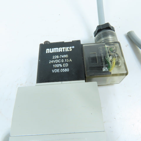 Numatics L23BB552B000061 5/3 Double Solenoid Air Valve 24VDC
