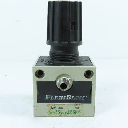 Numatics R22R-03G Pneumatic Air Pressure Regulator w/Gauge Port 3/8" NPT