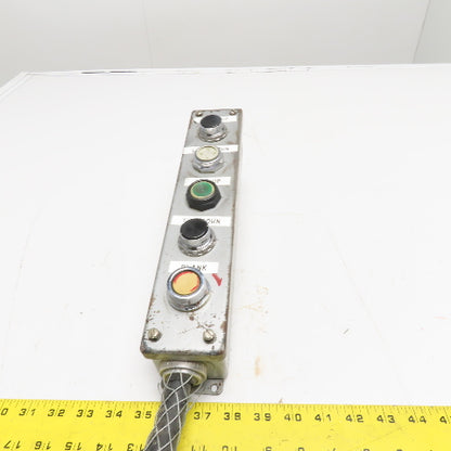 N/A 5-Button Crane Hoist Pendant Control Station 600V Max