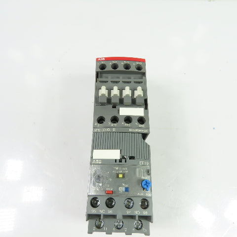 ABB AF12-30-10-13 3-Pole IEC Contactor w/EF19-18.9 Overload Relay 100-250V Coil