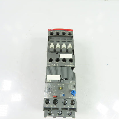 ABB AF12-30-10-13 3-Pole IEC Contactor w/EF19-18.9 Overload Relay 100-250V Coil